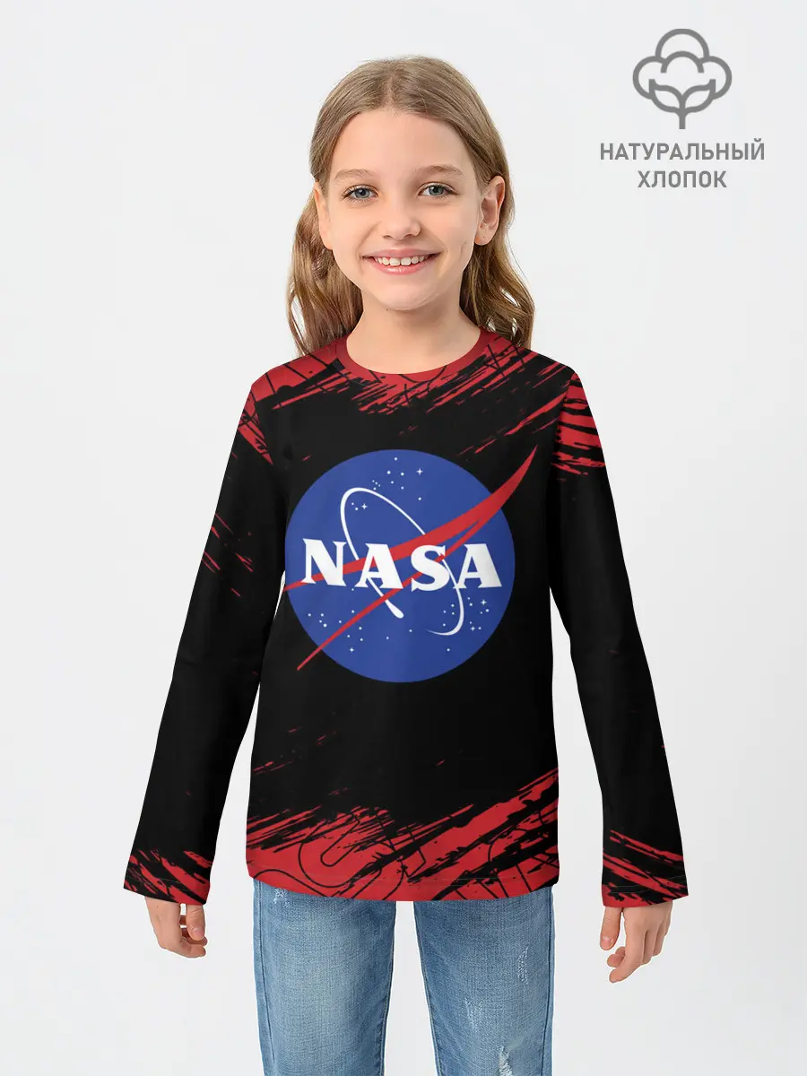 Детский лонгслив / NASA / НАСА