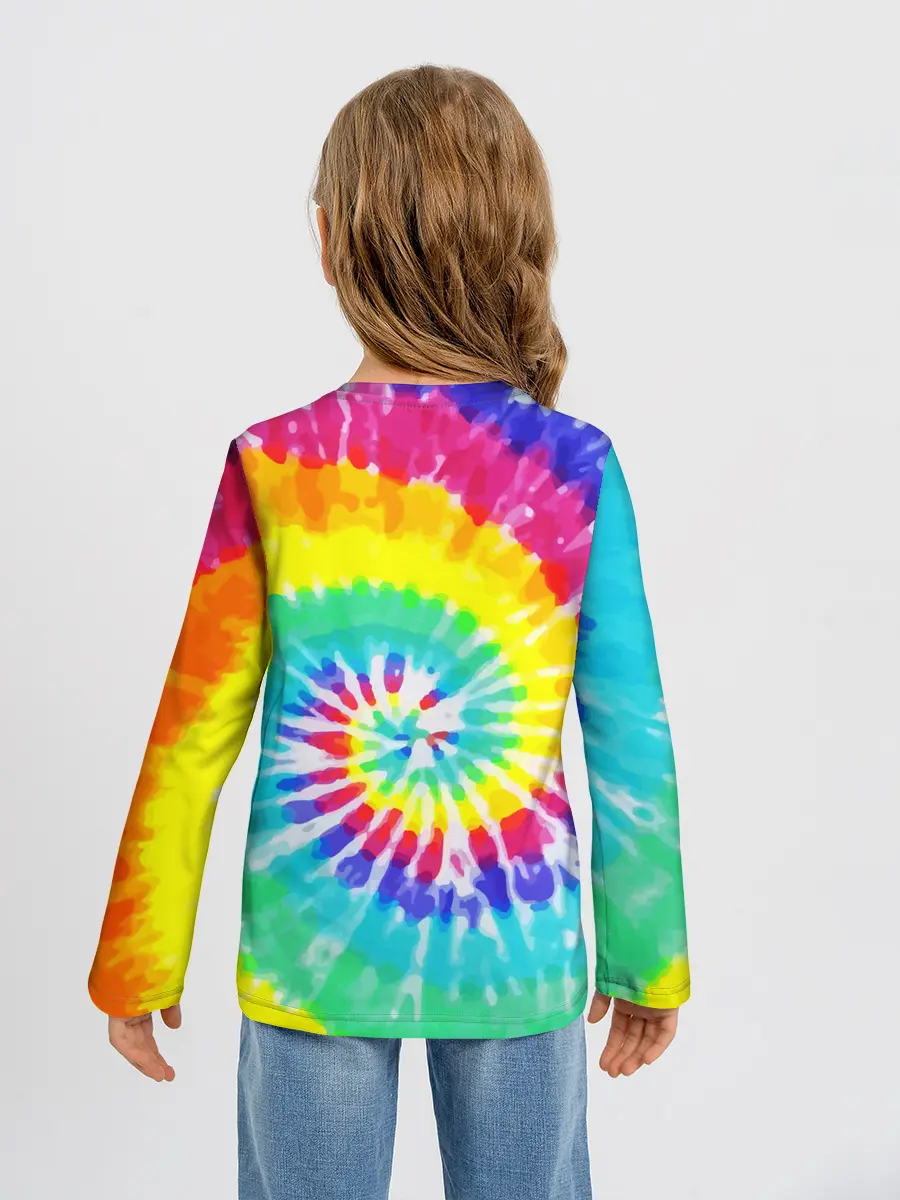Детский лонгслив / TIE-DYE СТЕНА