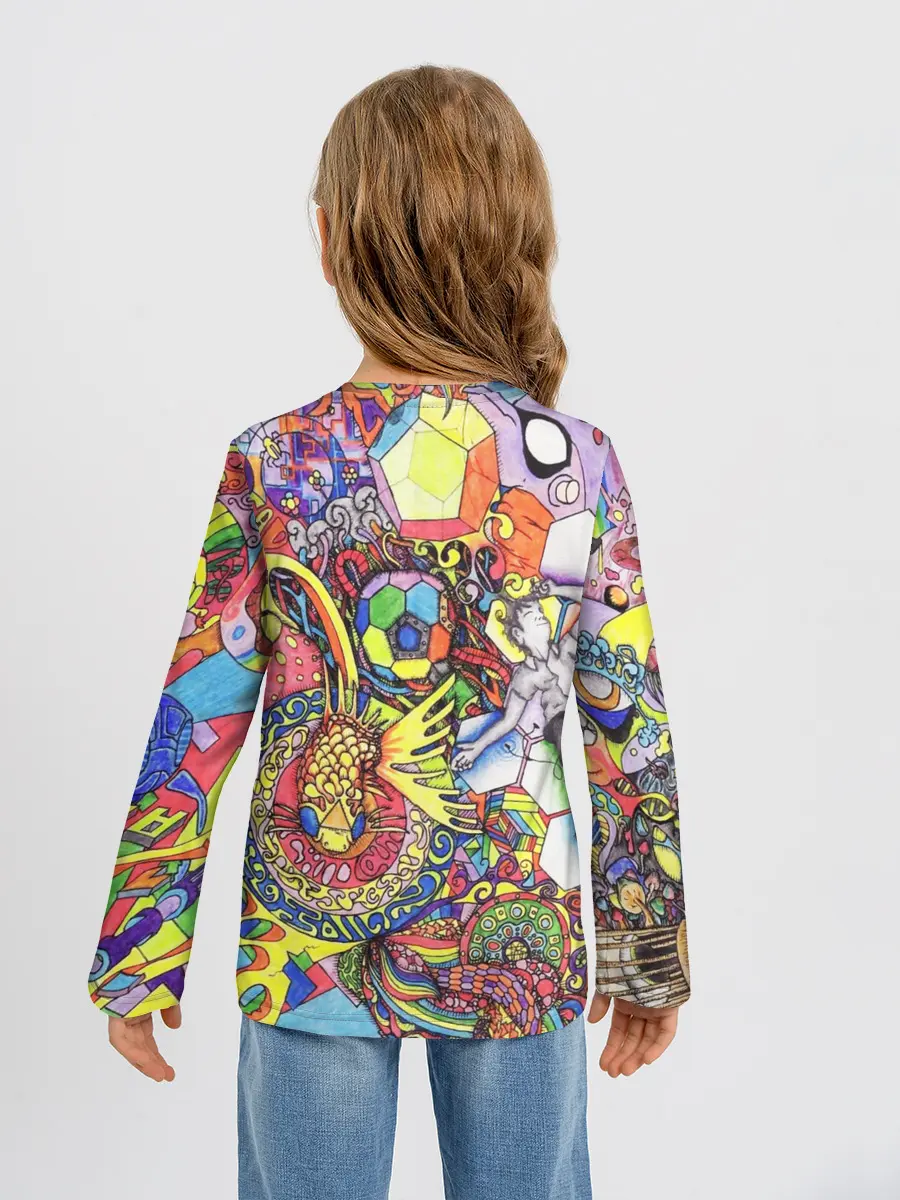 Детский лонгслив / ПСИХОДЕЛИКА / PSYHODELICA