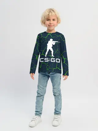 Детский лонгслив / CS GO | КС ГО