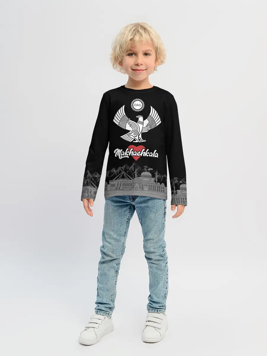 Детский лонгслив / Дагестан Махачкала