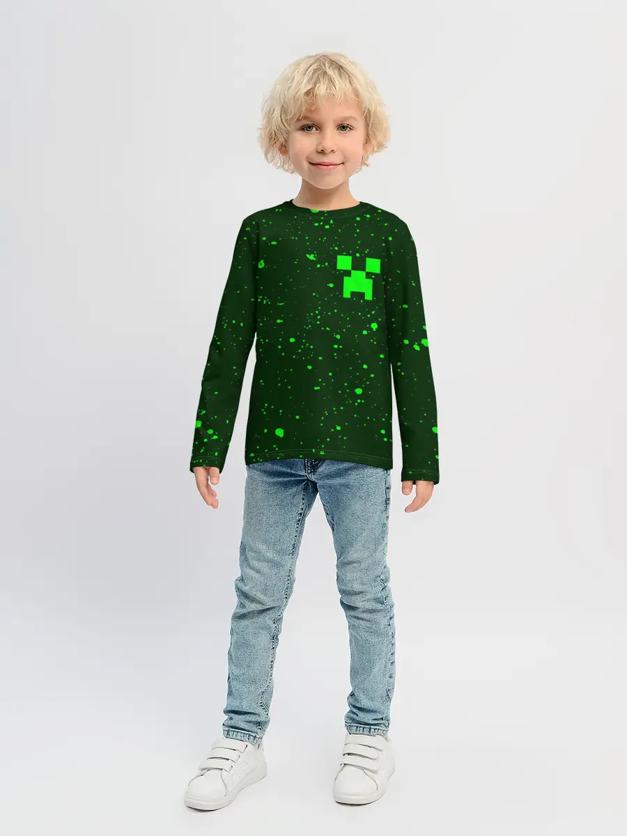 Детский лонгслив / MINECRAFT / МАЙНКРАФТ