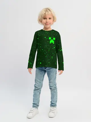 Детский лонгслив / MINECRAFT / МАЙНКРАФТ