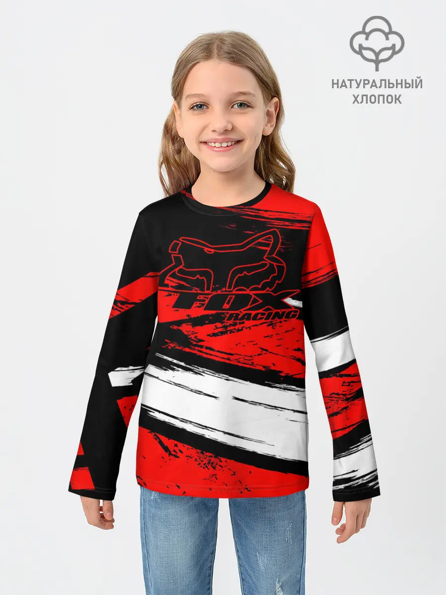 Детский лонгслив / Форма для мотокросса FOX