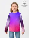 Детский лонгслив / фиолетовый кристалл