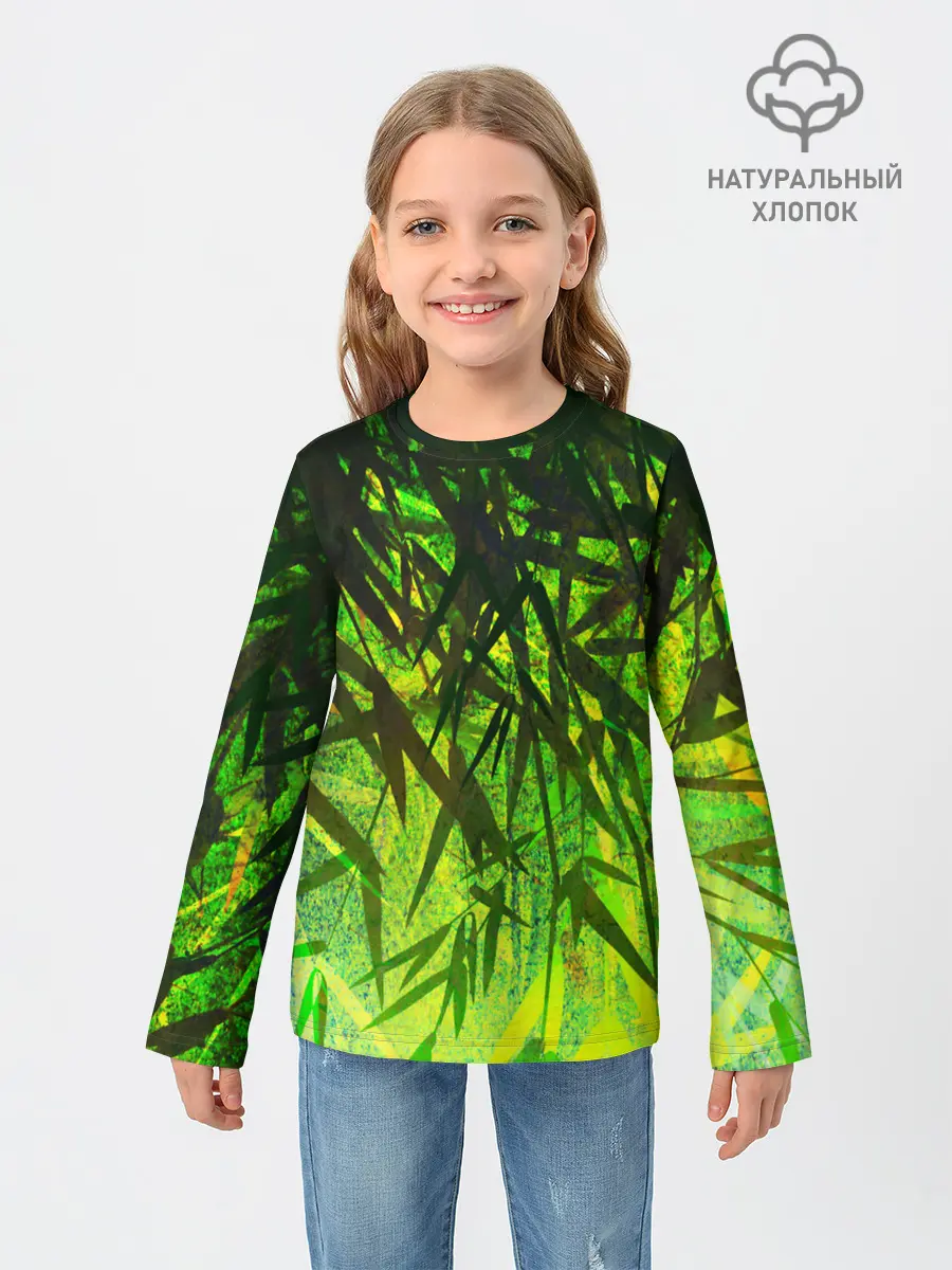 Детский лонгслив / ТРАВА / TRAVA