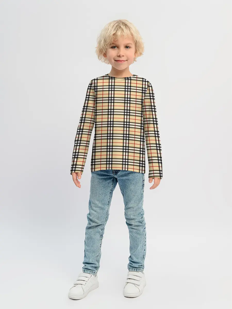 Детский лонгслив / The Gentlemen Beige