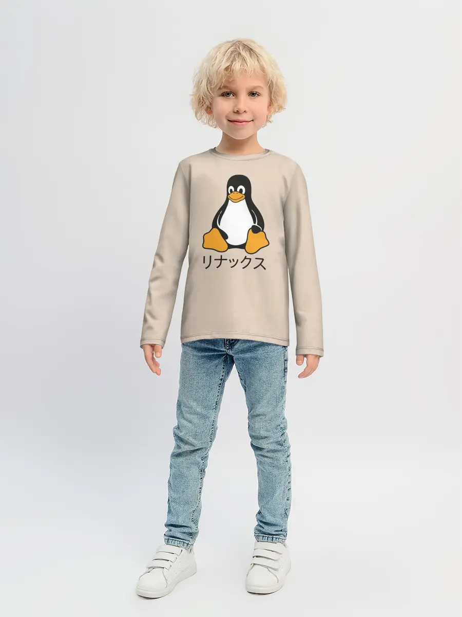 Детский лонгслив / Linux