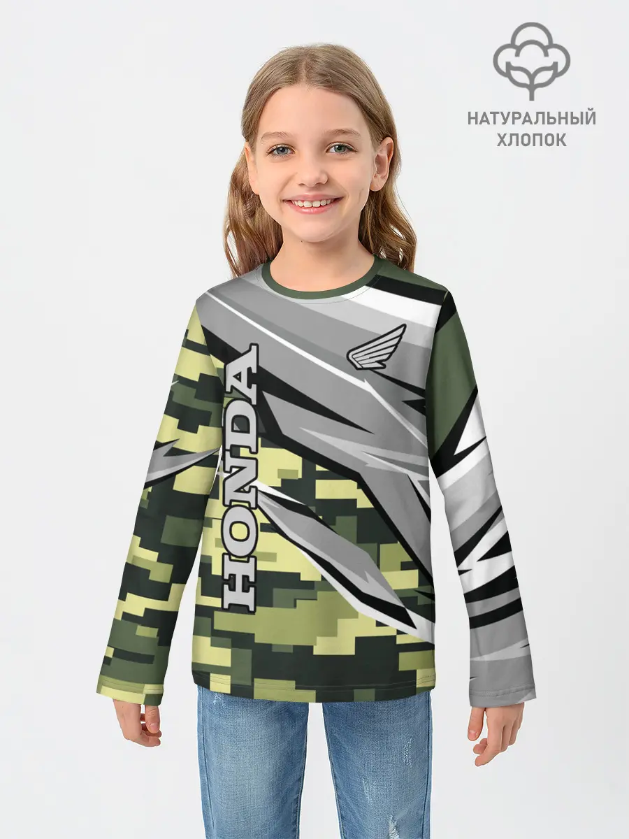 Детский лонгслив / HONDA