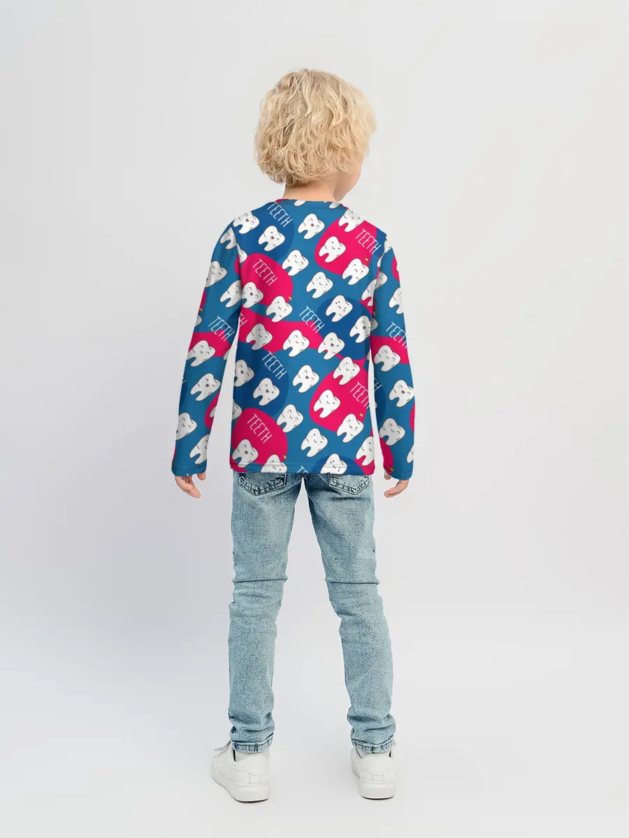 Детский лонгслив / зубы