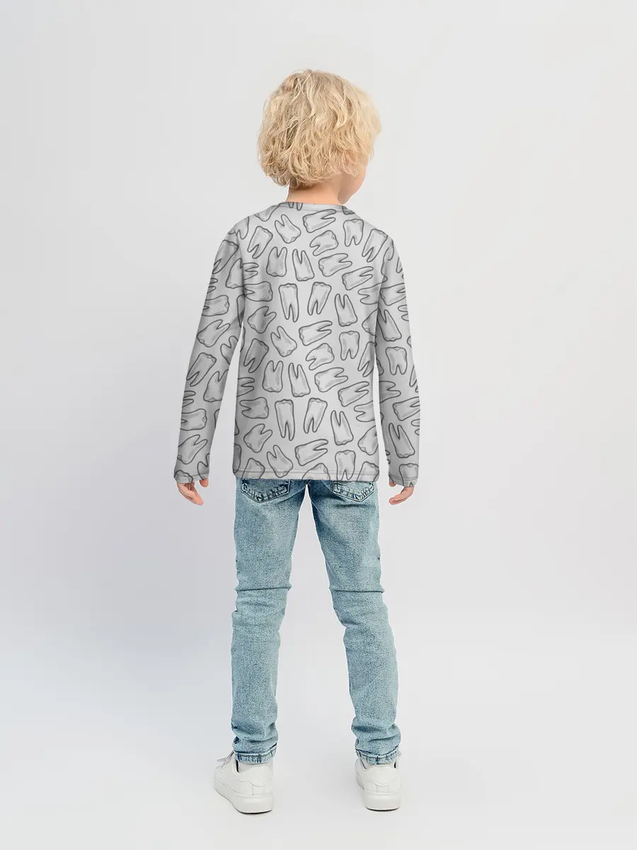 Детский лонгслив / зубы