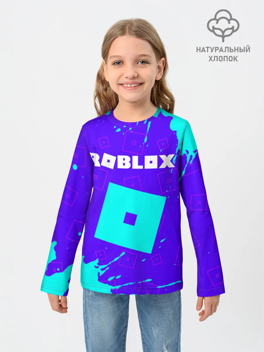 Детский лонгслив / ROBLOX / РОБЛОКС
