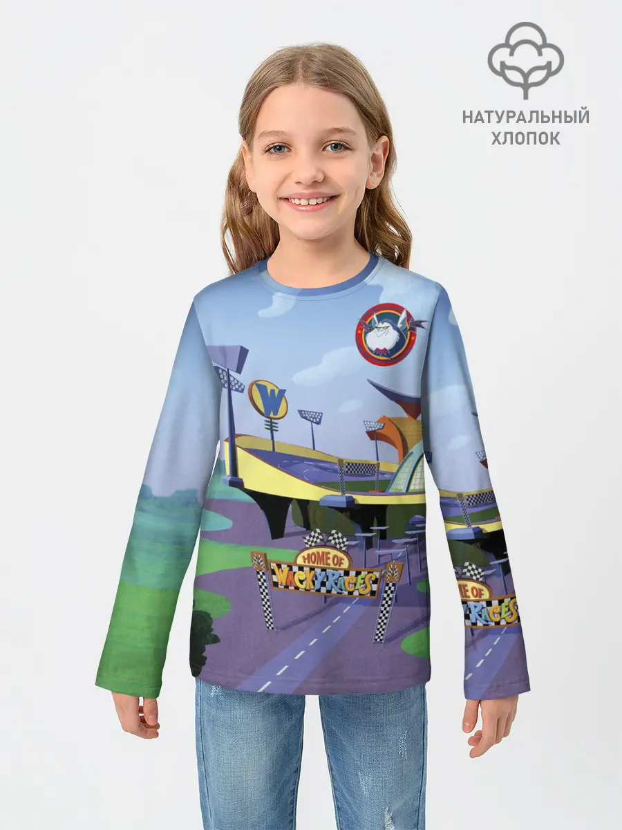 Детский лонгслив / Bella Badge