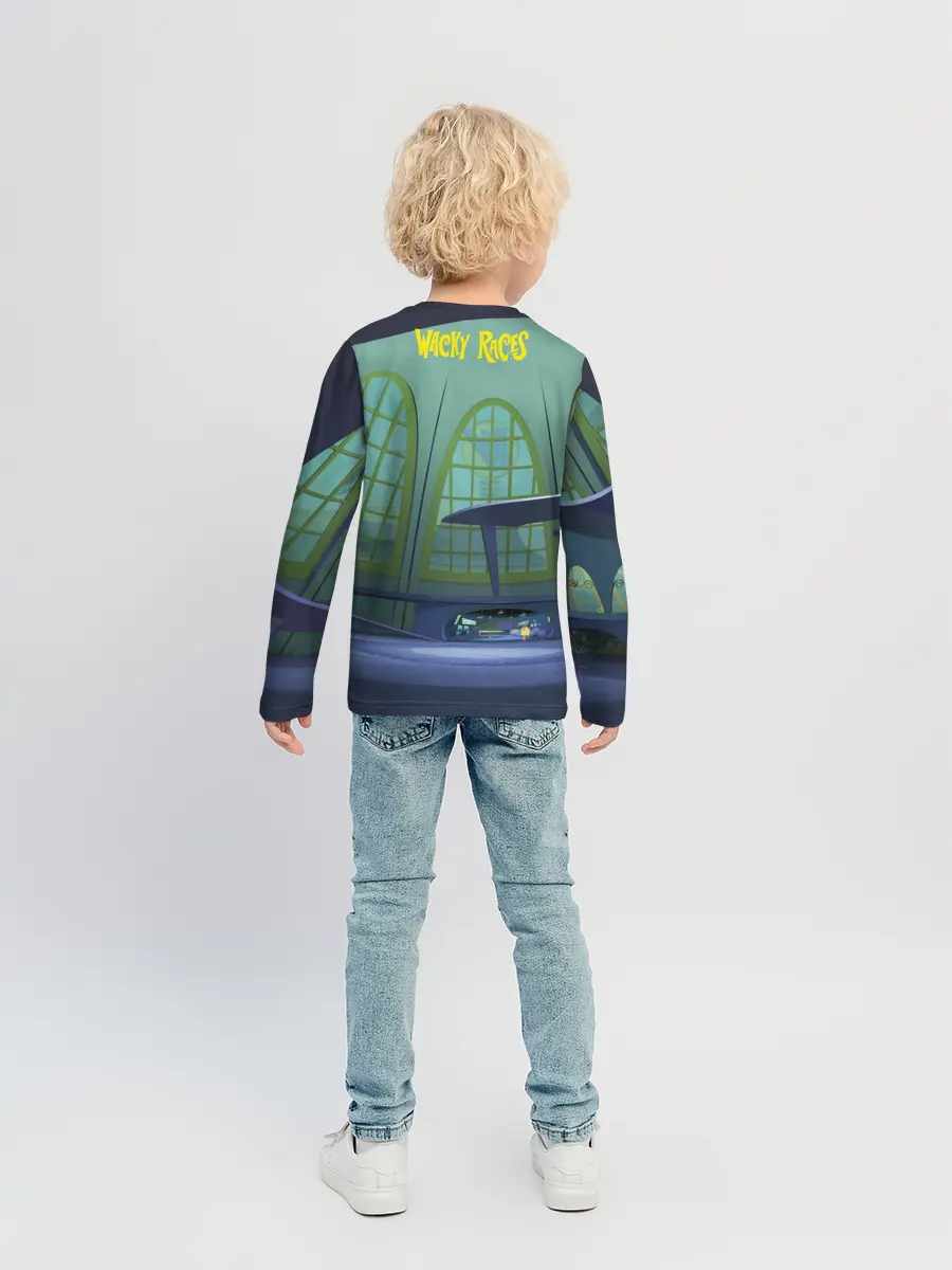 Детский лонгслив / IQ Wacky Races