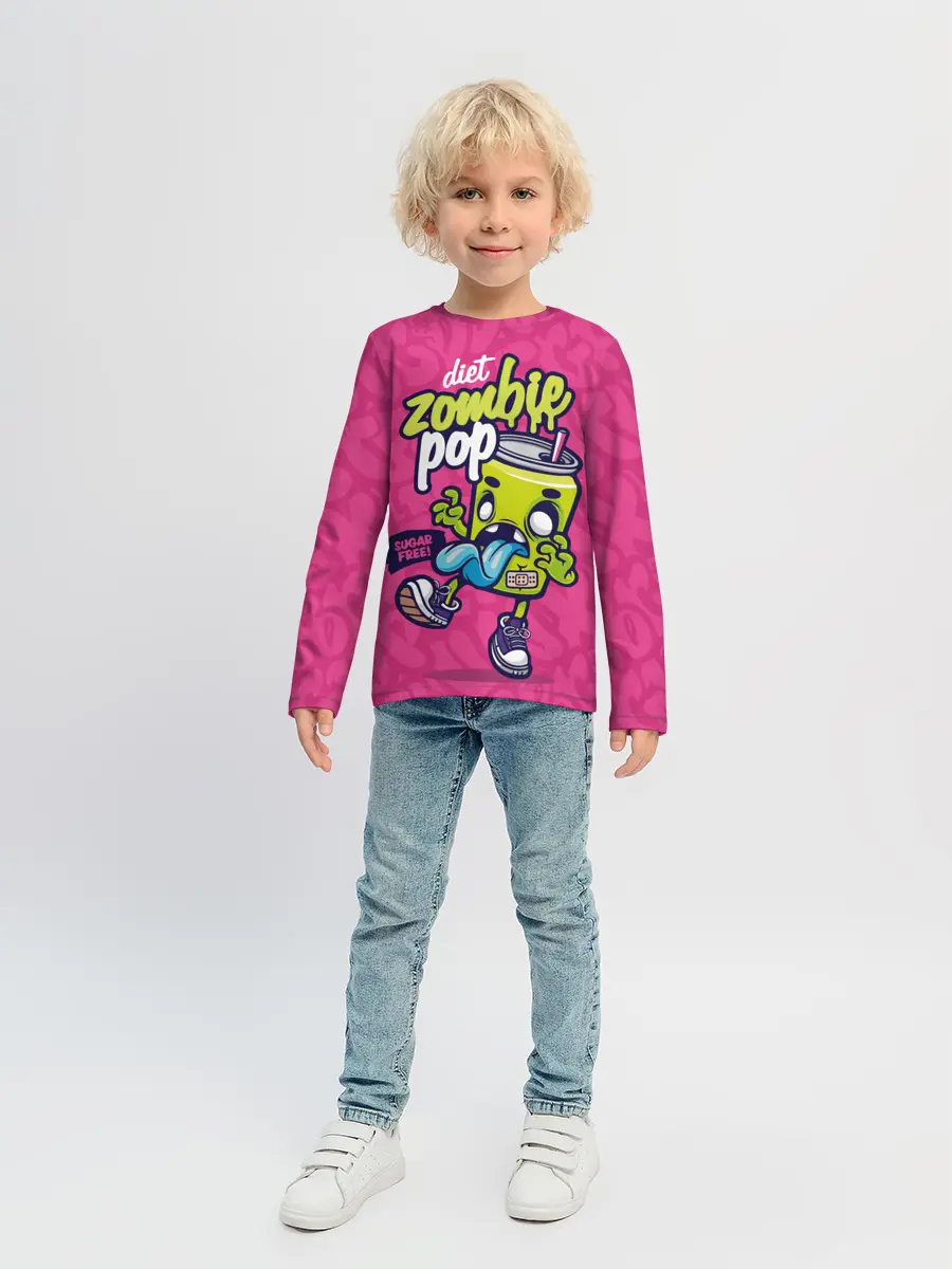 Детский лонгслив / Зомби диета