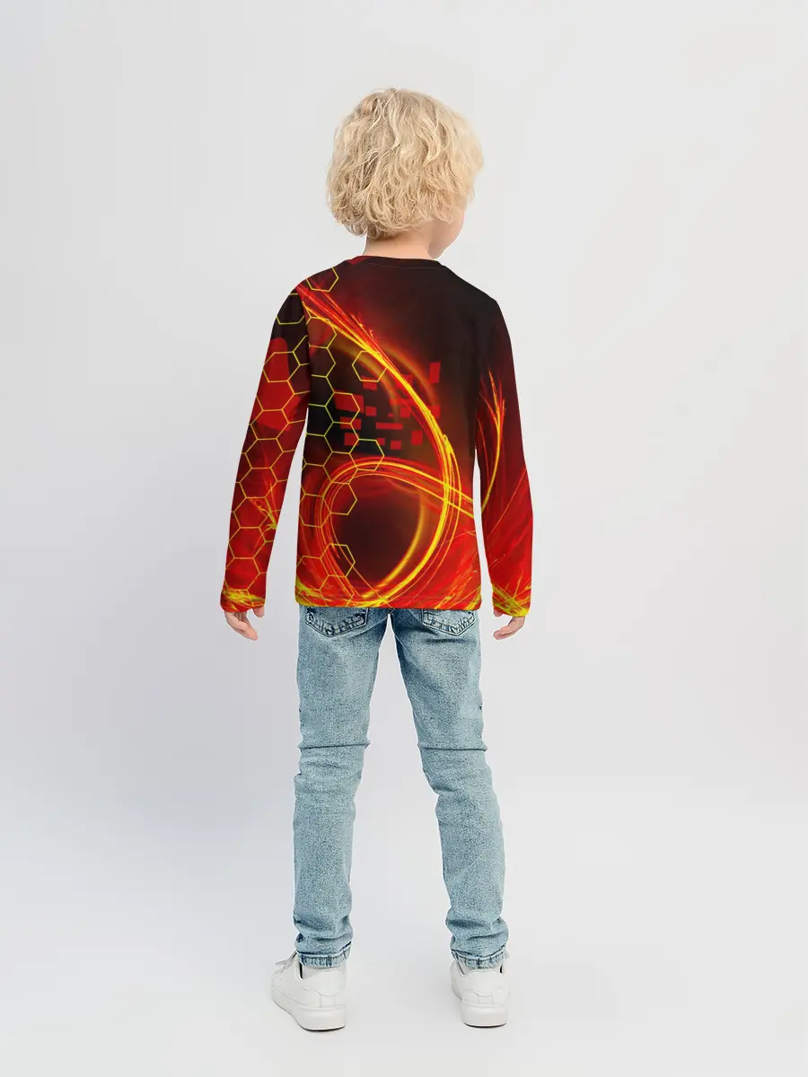 Детский лонгслив / Ван Пис | Луффи 4 гир