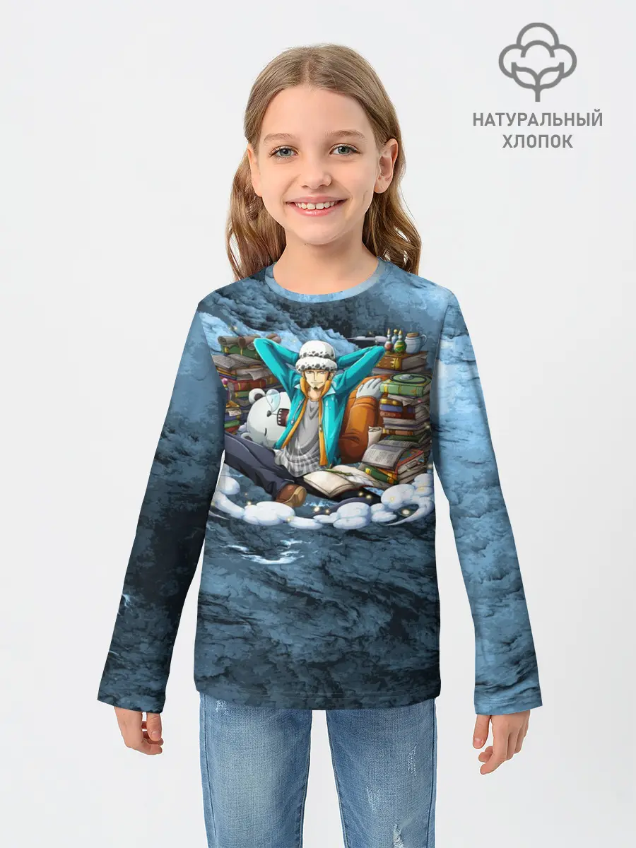 Детский лонгслив / One Piece | Trafalgar Law