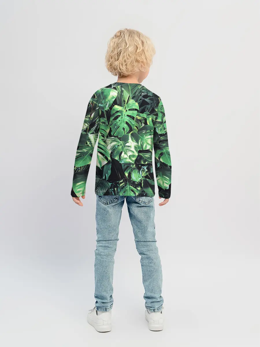Детский лонгслив / ЛИСТЬЯ