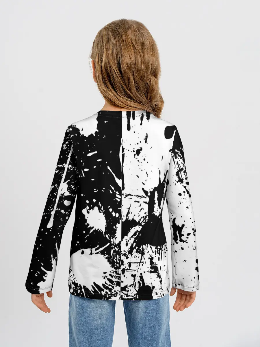 Детский лонгслив / КРАСКА И НИЧЕГО ЛИШНЕГО!