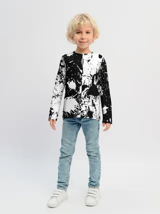 Детский лонгслив / КРАСКА И НИЧЕГО ЛИШНЕГО!