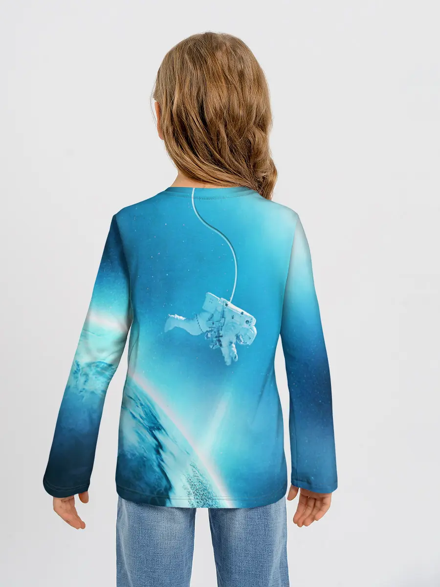 Детский лонгслив / КОСМОНАВТ