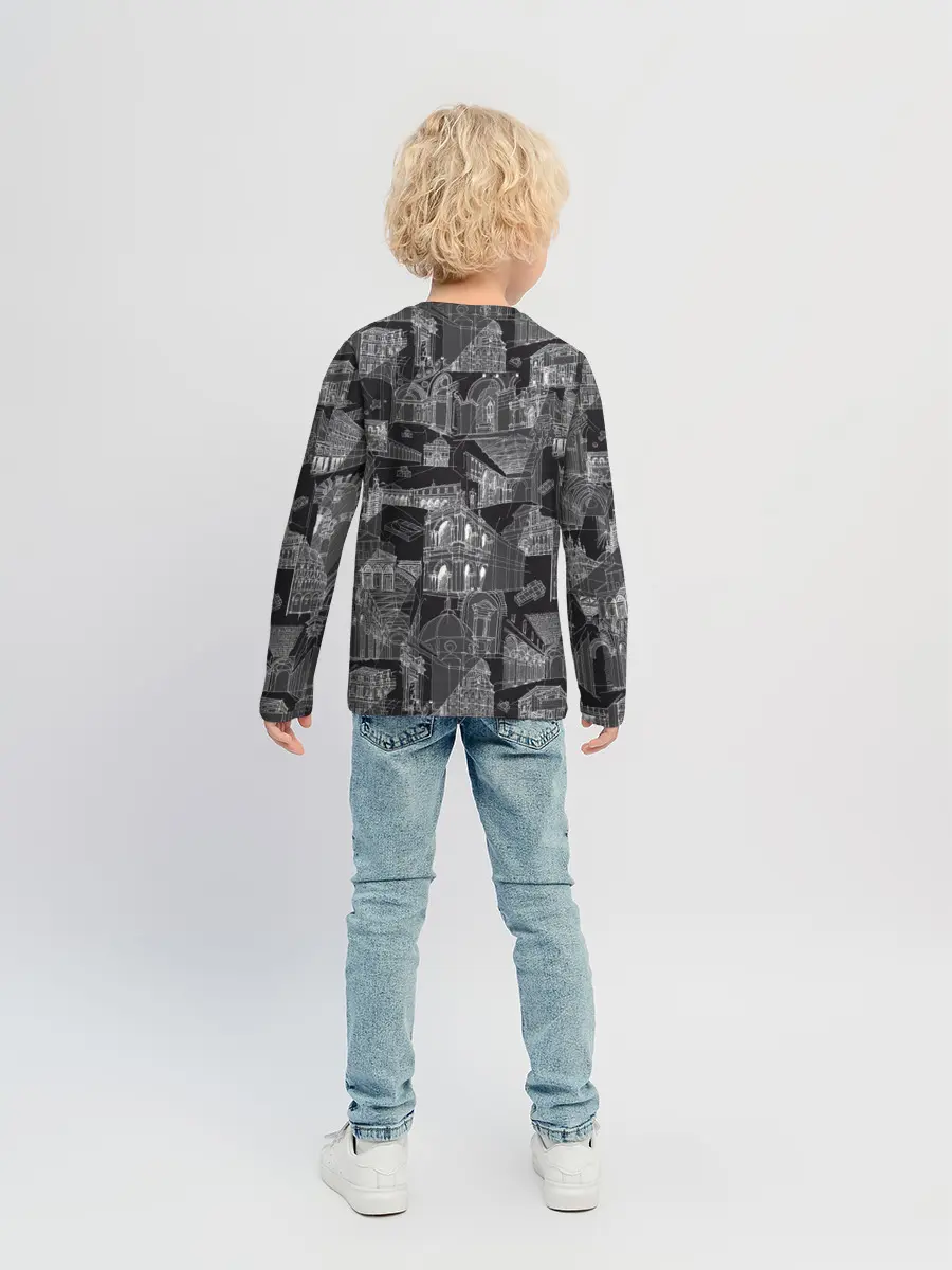 Детский лонгслив / дома