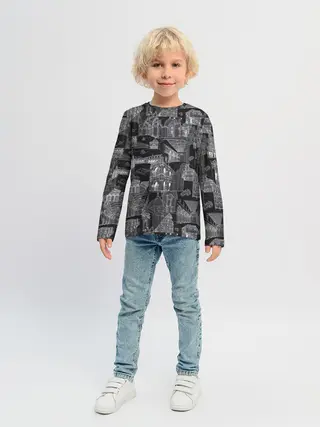 Детский лонгслив / дома