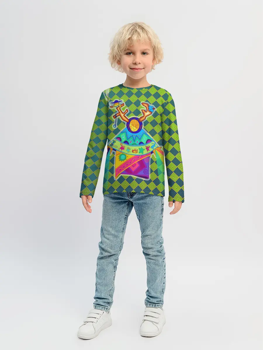 Детский лонгслив / Шаман