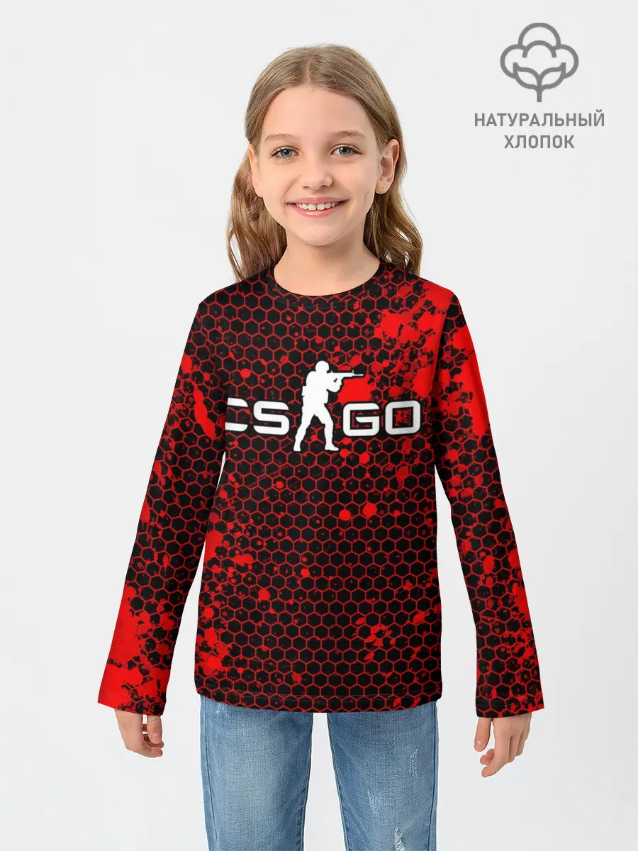 Детский лонгслив / COUNTER STRIKE