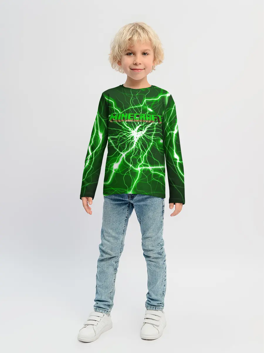 Детский лонгслив / MINECRAFT