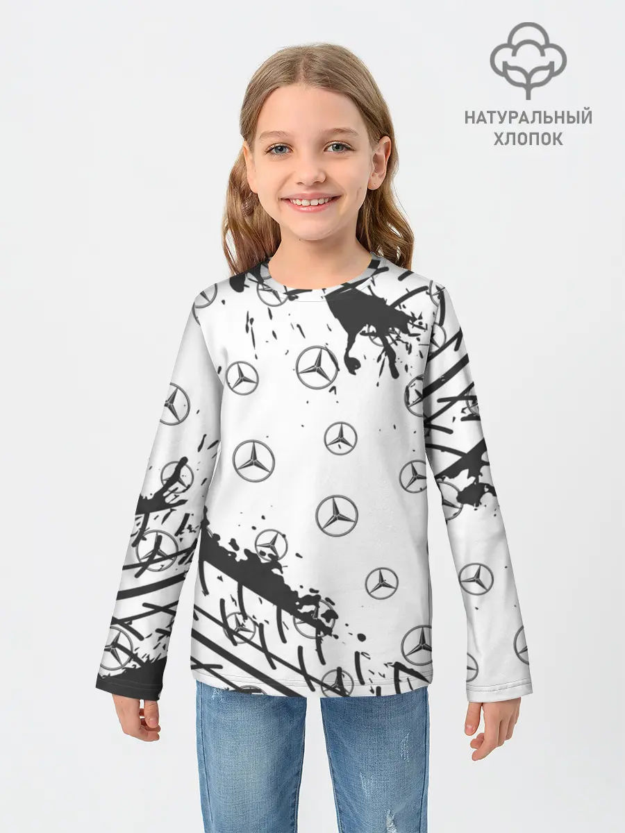 Детский лонгслив / MERCEDES / МЕРСЕДЕС