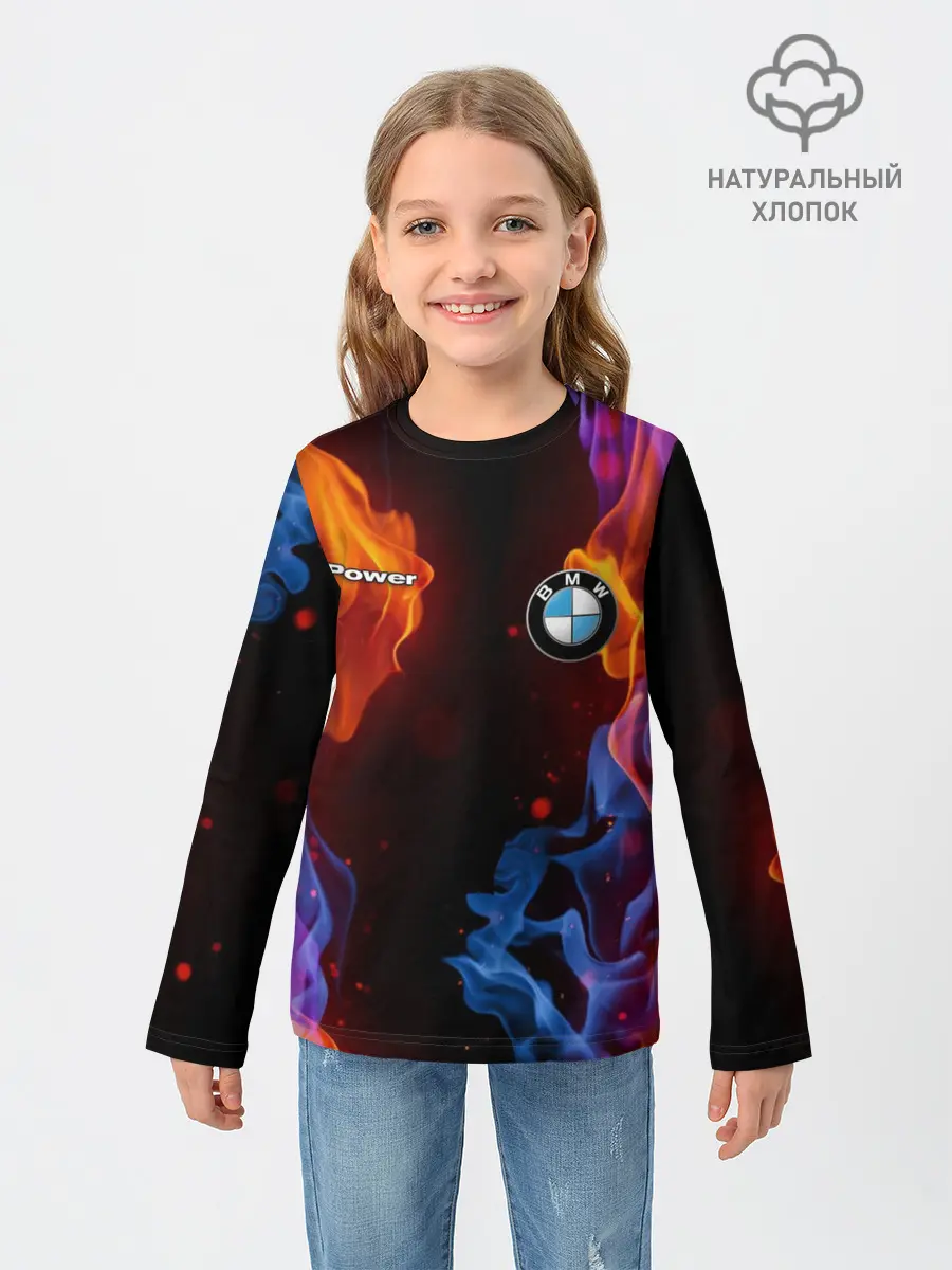 Детский лонгслив / BMW