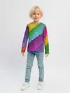 Детский лонгслив / Яркая мозаика