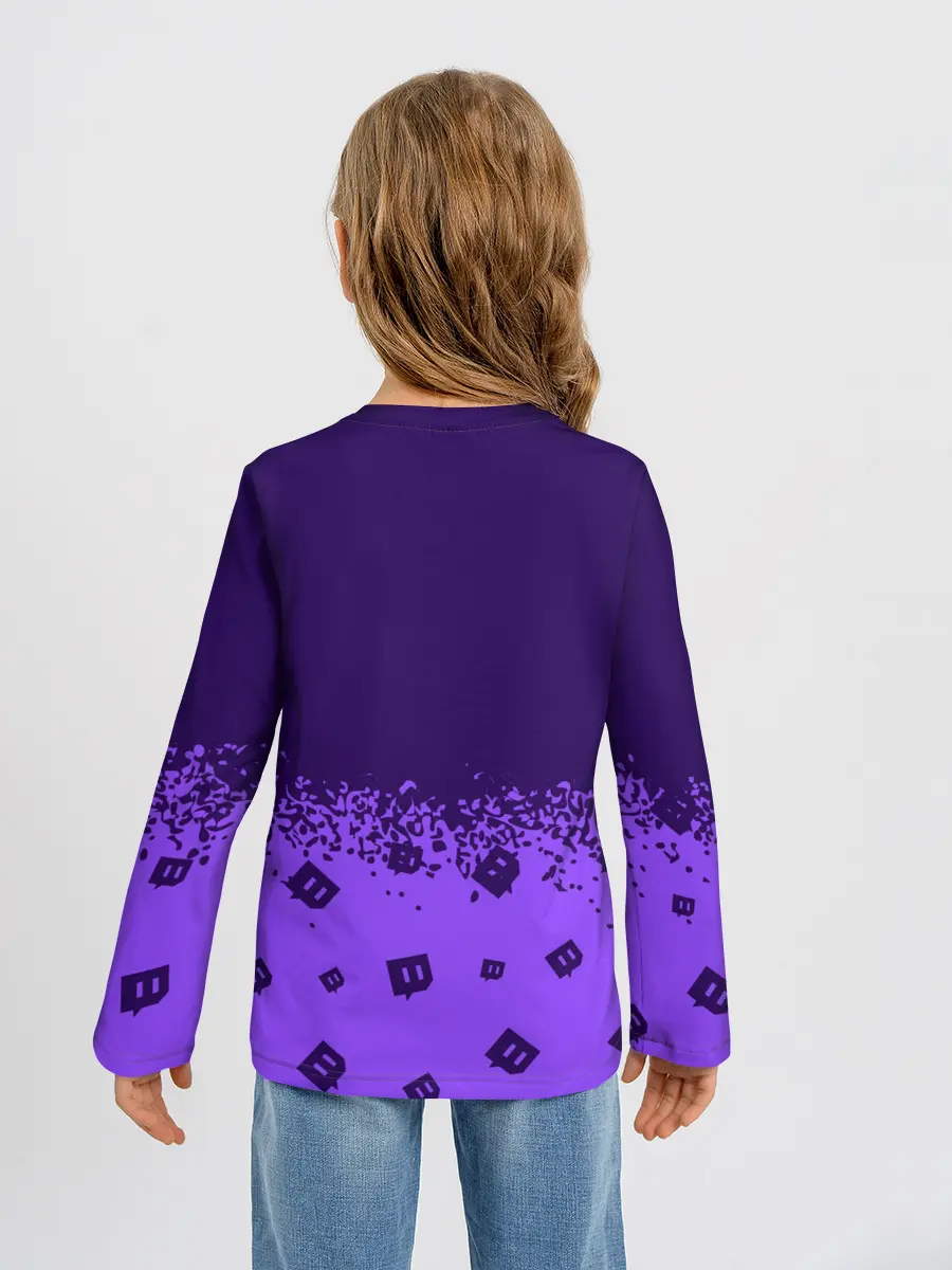 Детский лонгслив / TWITCH / ТВИЧ