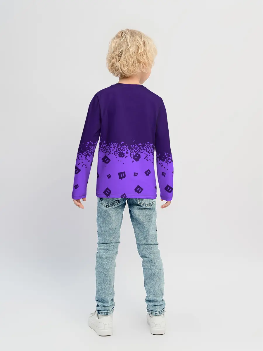 Детский лонгслив / TWITCH / ТВИЧ