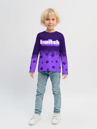 Детский лонгслив / TWITCH / ТВИЧ