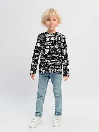 Детский лонгслив / Рок Легенды | Всех времен