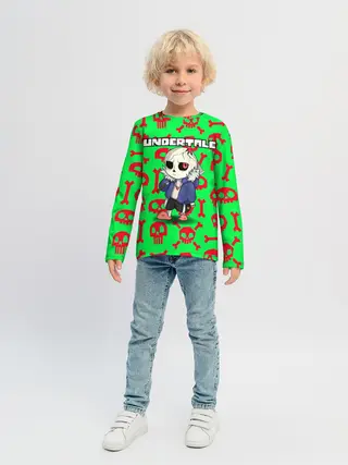 Детский лонгслив / Undertale | Sans