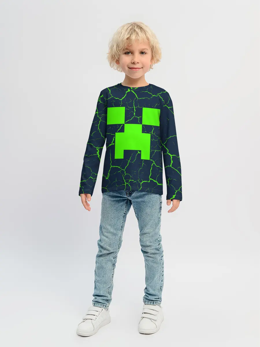 Детский лонгслив / MINECRAFT / МАЙНКРАФТ