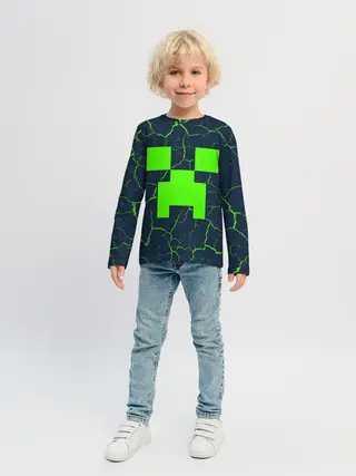 Детский лонгслив / MINECRAFT / МАЙНКРАФТ