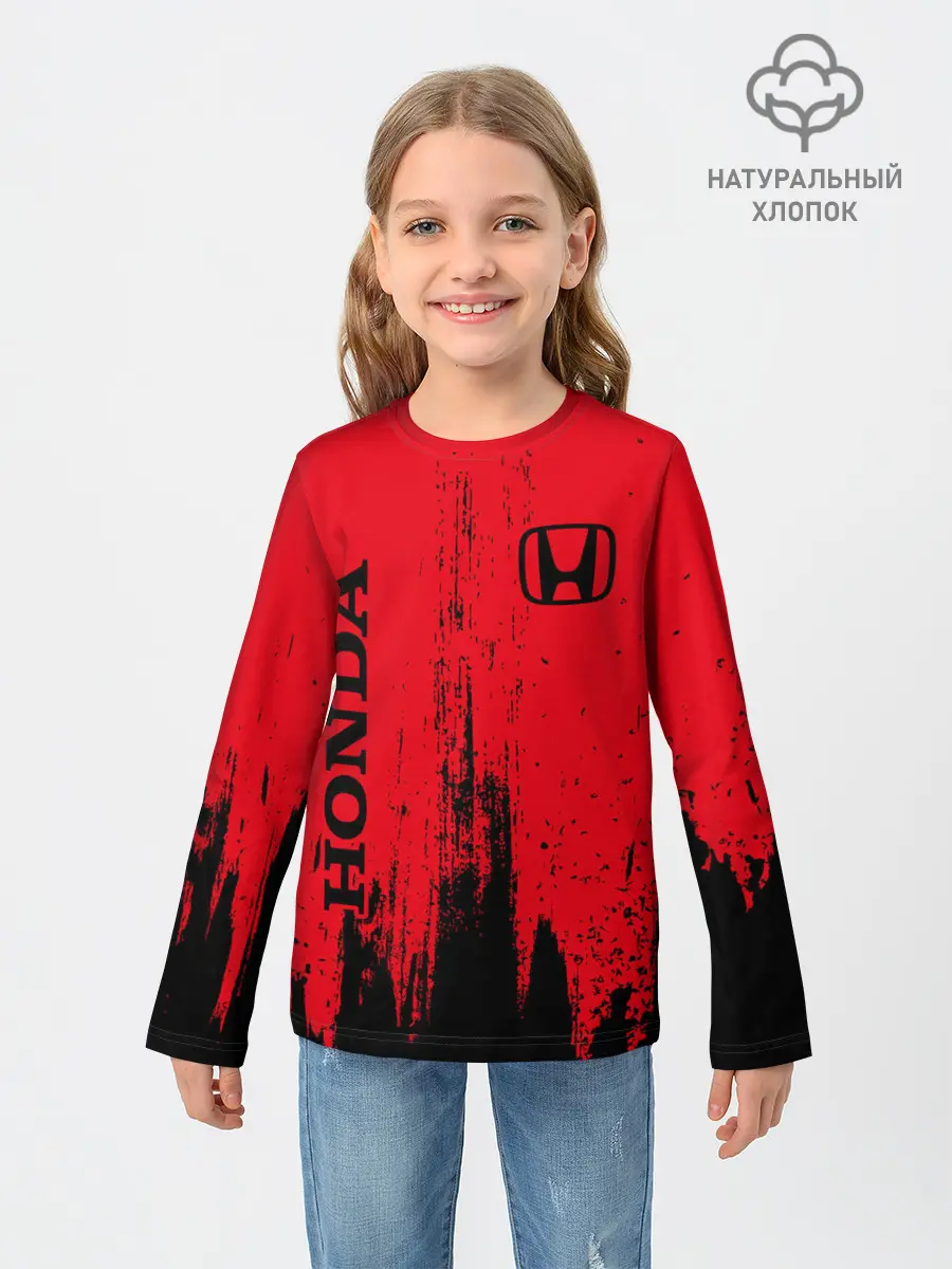 Детский лонгслив / HONDA / ХОНДА