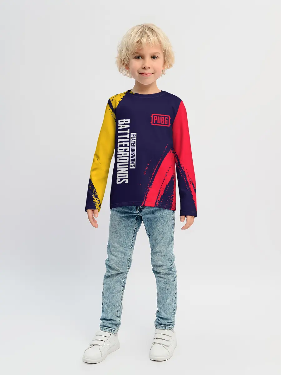 Детский лонгслив / PUBG / ПАБГ