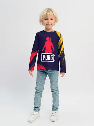 Детский лонгслив / PUBG / ПАБГ