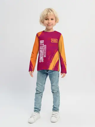 Детский лонгслив / PUBG / ПАБГ