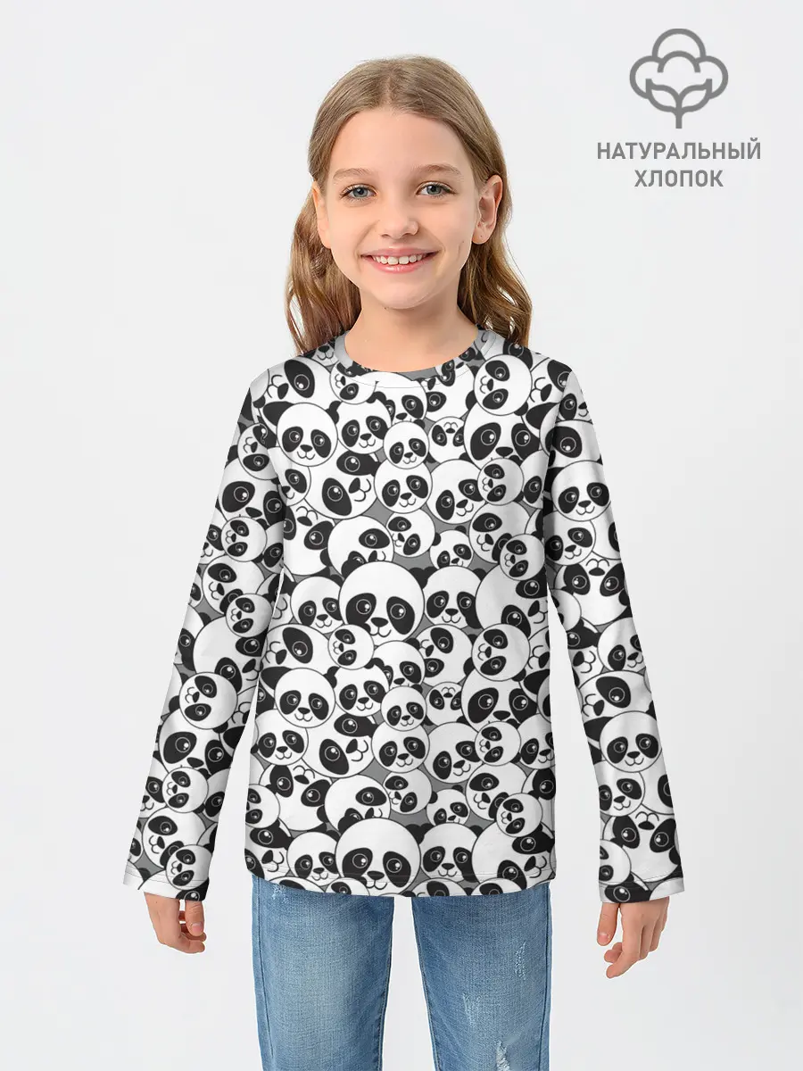 Детский лонгслив / ПАНДОЧКИ