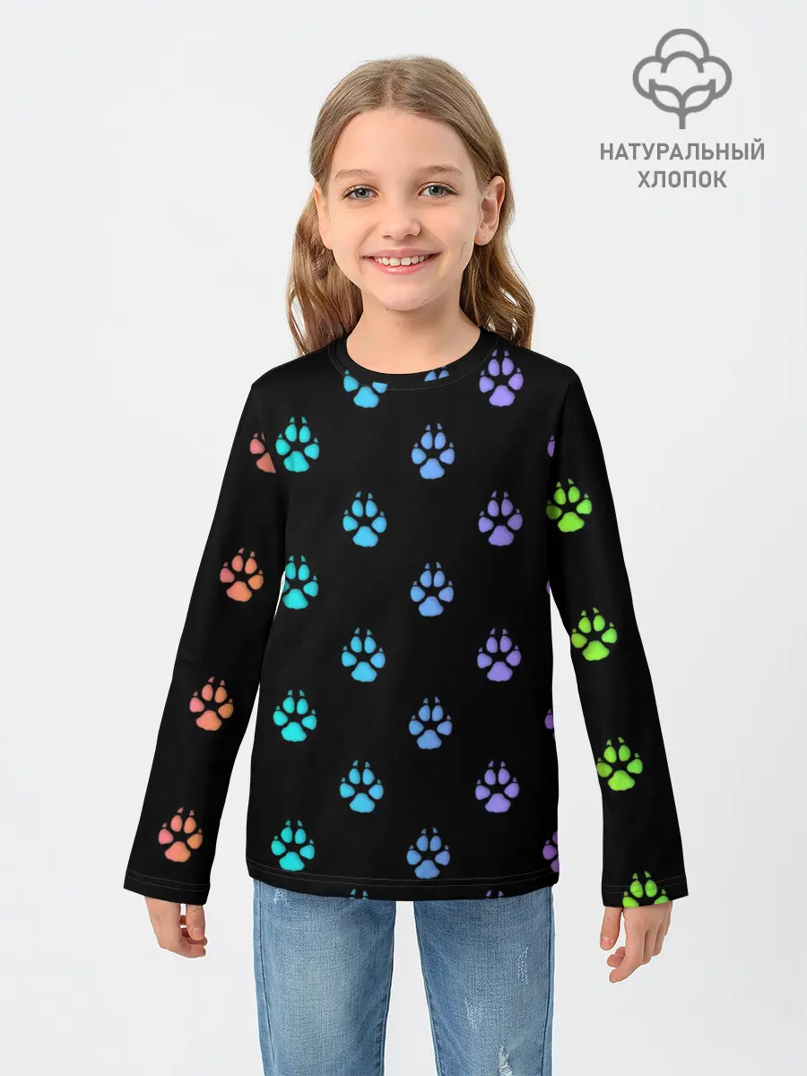 Детский лонгслив / ЛАПКИ