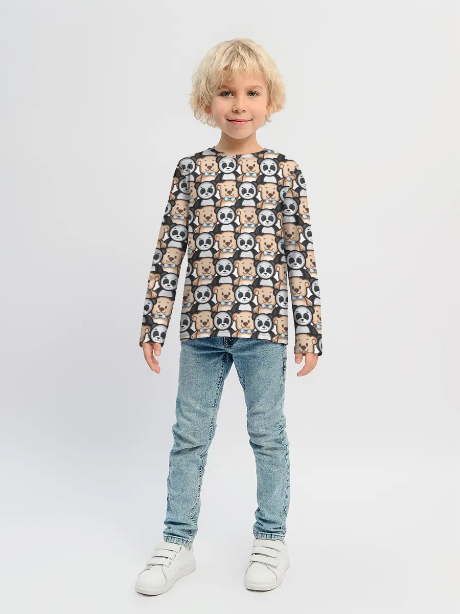 Детский лонгслив / МИШКИ