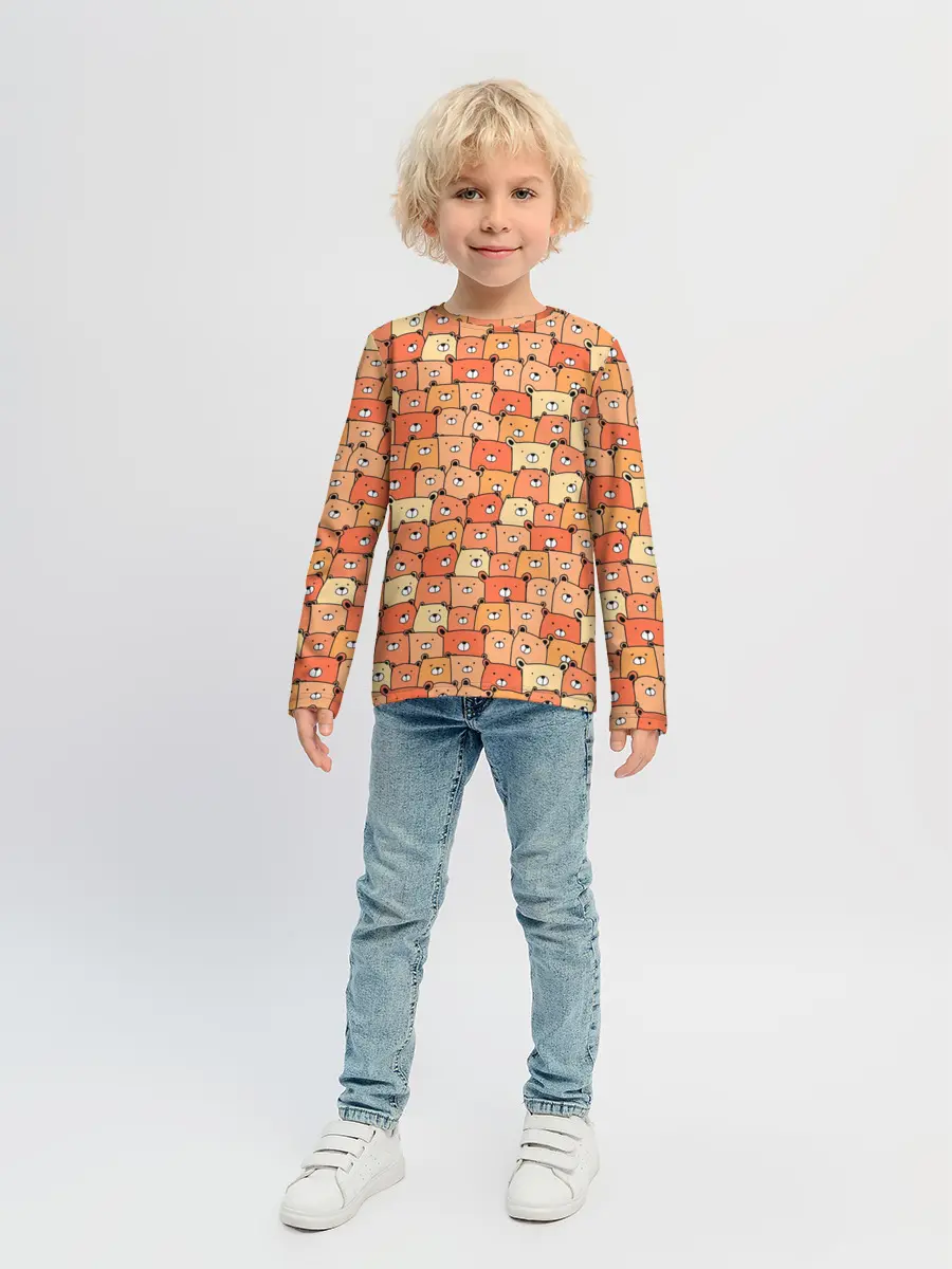 Детский лонгслив / МИШКИ