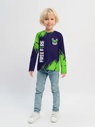 Детский лонгслив / FREE FIRE / ФРИ ФАЕР