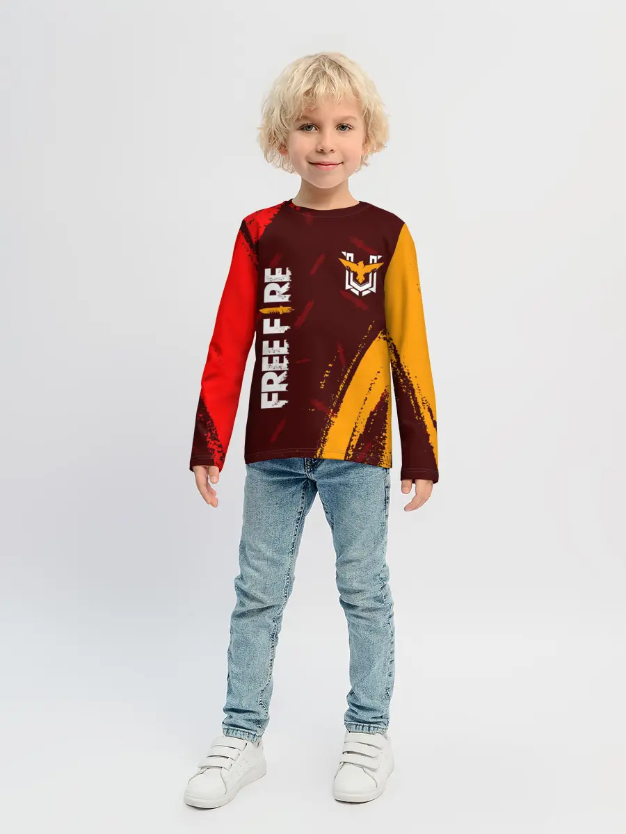 Детский лонгслив / FREE FIRE / ФРИ ФАЕР
